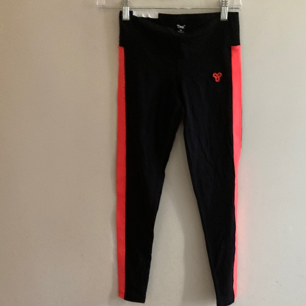 Aritzia Black and orange Leggings